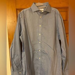 Charles Tyrwhittt dress shirt.  Light blue, long sleeve button down.